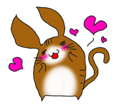 usamimineko sticker #10079137