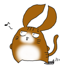 usamimineko sticker #10079139