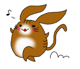 usamimineko sticker #10079143