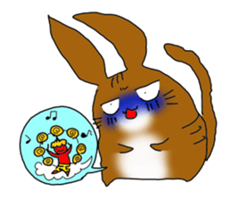 usamimineko sticker #10079144