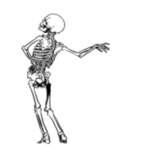 just bones7 sticker #10079376