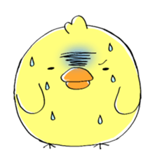 Girl and chick ~part time job~ sticker #10080076