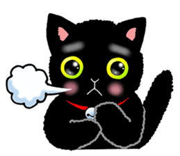 Poker face & Piggy cat Part3(English) sticker #10081747