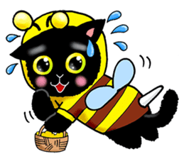 Poker face & Piggy cat Part3(English) sticker #10081748