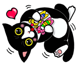 Poker face & Piggy cat Part3(English) sticker #10081753
