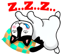 Poker face & Piggy cat Part3(English) sticker #10081760