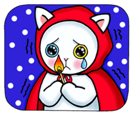 Poker face & Piggy cat Part3(English) sticker #10081761