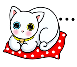 Poker face & Piggy cat Part3(English) sticker #10081763