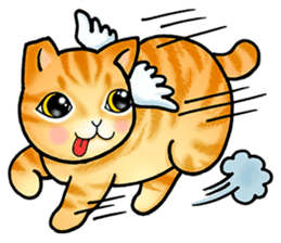 Poker face & Piggy cat Part3(English) sticker #10081767