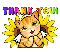 Poker face & Piggy cat Part3(English) sticker #10081768