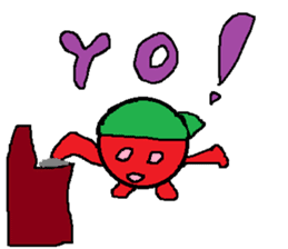 Tomato -kun of feelings sticker #10082100