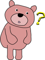 Good listener Mr. bear sticker #10082473