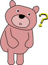 Good listener Mr. bear sticker #10082473