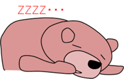 Good listener Mr. bear sticker #10082485