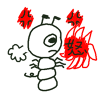 Hairy Ants' busy life sticker #10083027