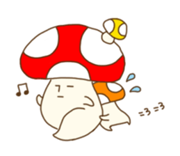 Saito of the mushroom sticker #10083100