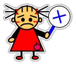 Ringo-chan loves an apple! 2 sticker #10083157