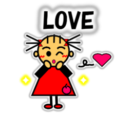 Ringo-chan loves an apple! 2 sticker #10083190