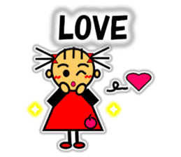 Ringo-chan loves an apple! 2 sticker #10083190