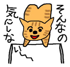 The cat challenges 40 kinds of sports sticker #10083780