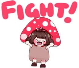Ninko - mushroom girl sticker #10084225