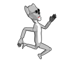 Strange koala doll sticker #10084731