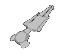 Strange koala doll sticker #10084741