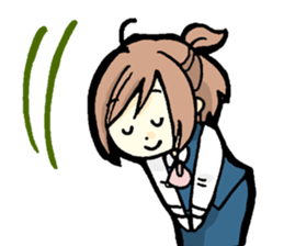 Office worker Ms. Tanabe sticker #10084824