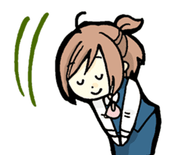 Office worker Ms. Tanabe sticker #10084824