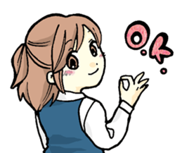 Office worker Ms. Tanabe sticker #10084826