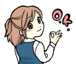 Office worker Ms. Tanabe sticker #10084826