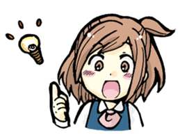 Office worker Ms. Tanabe sticker #10084848