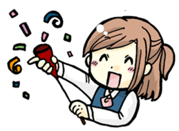 Office worker Ms. Tanabe sticker #10084852