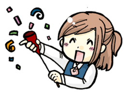 Office worker Ms. Tanabe sticker #10084852