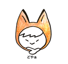 Kay in the costumes sticker #10085067