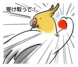 Creatures such as the cockatiel 3 sticker #10085483