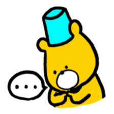 Baketsu Kuma sticker #10085600