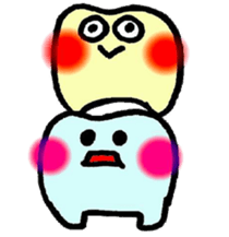 Teeth and Tooth decay fungus etc sticker #10085948