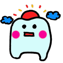 Teeth and Tooth decay fungus etc sticker #10085951