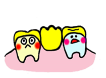 Teeth and Tooth decay fungus etc sticker #10085963