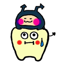 Teeth and Tooth decay fungus etc sticker #10085966