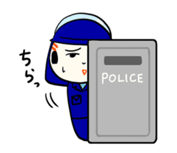 kokeshi doll spring sticker #10088295