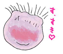 Feeling of jellyfish sticker #10089028