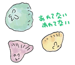 Feeling of jellyfish sticker #10089040