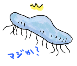 Feeling of jellyfish sticker #10089051