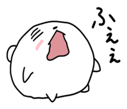 Round polar bear sticker #10089063