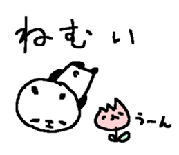 Spring Cute Panda stickers! sticker #10089318