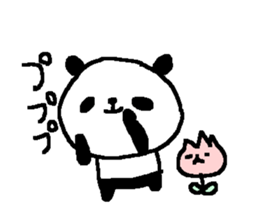 Spring Cute Panda stickers! sticker #10089331