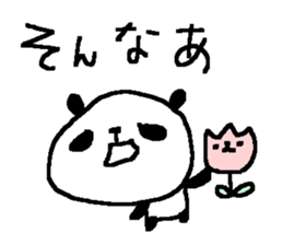 Spring Cute Panda stickers! sticker #10089334