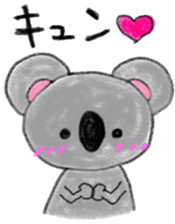 a cute koala sticker sticker #10090023